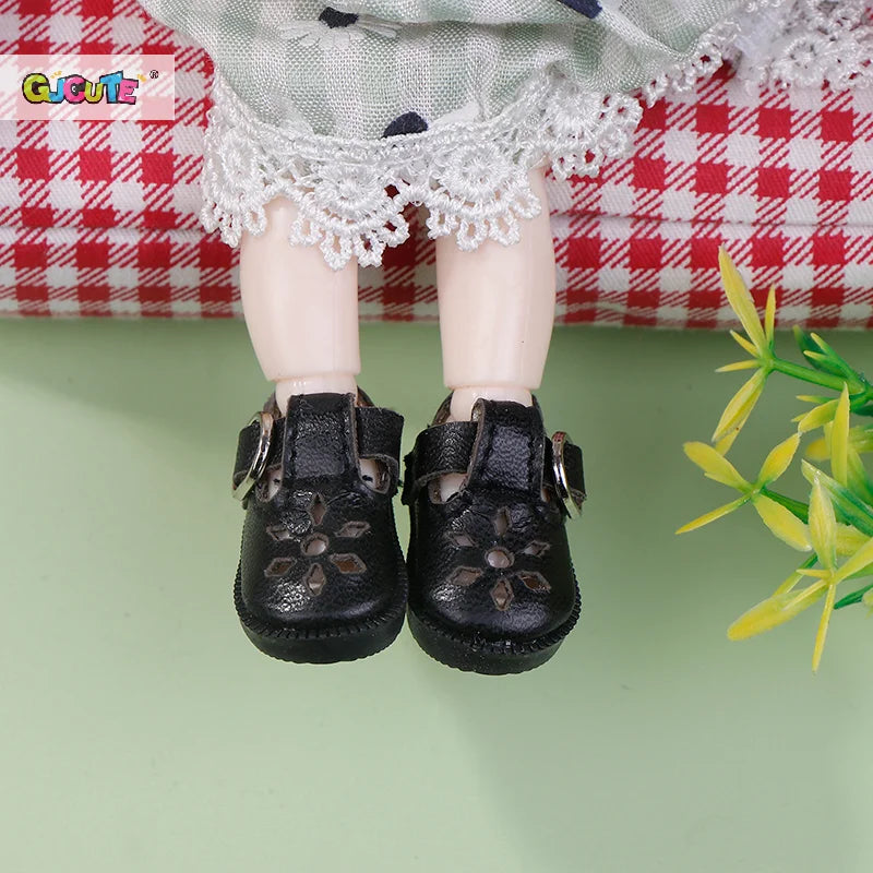 Leather Dolls Sneakers Casual Shoe Mini  Kid Birthday Gift Girl Toy