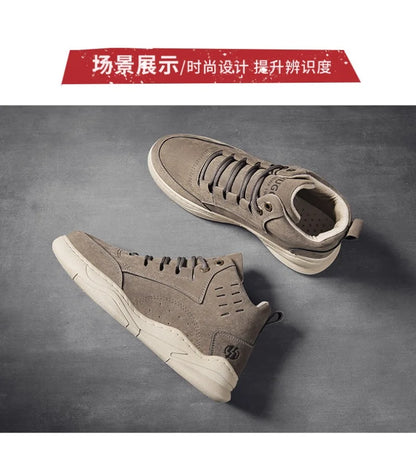 Autumn New Men's Sneakers Fashion Men Plush Warm Winter Boots