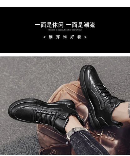 Autumn New Men's Sneakers Fashion Men Plush Warm Winter Boots